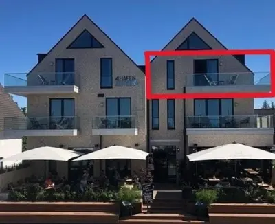 Das Gebäude in dem sich die Ferienwohnung befindet
