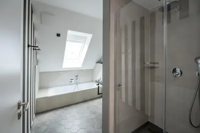 Ein Badezimmer in der Unterkunft 4Hafenzeiten - NIE11 Hamburg