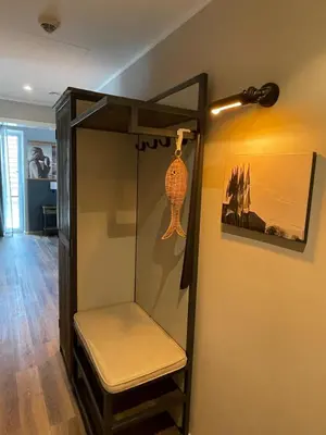 Ein Bett oder Betten in einem Zimmer der Unterkunft 4Hafenzeiten - NIE8 Albatros