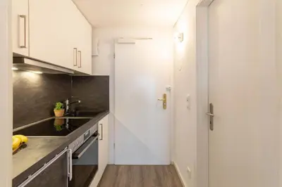 Küche/Küchenzeile in der Unterkunft Ferienwohnung Residenz App. 101 Timmendorfer Strand
