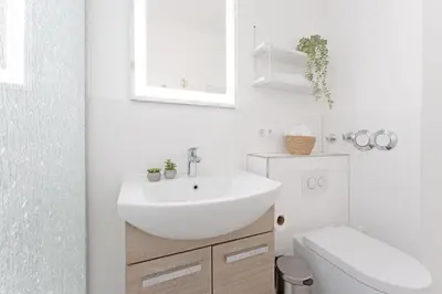 Ein Badezimmer in der Unterkunft Wohnung 113