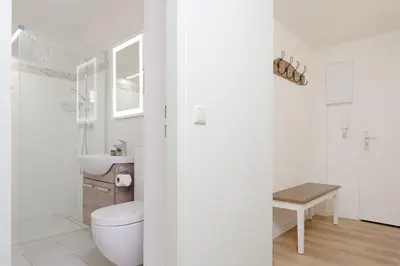Ein Badezimmer in der Unterkunft Wohnung 113