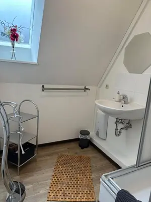 Ein Badezimmer in der Unterkunft Brauberger´s Ferienwohnung
