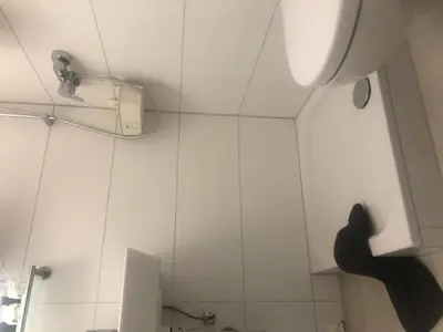 Ein Badezimmer in der Unterkunft Ferienwohnung Folke-Bernadotte
