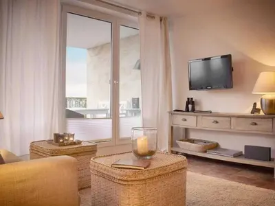 TV/Unterhaltungsangebot in der Unterkunft House on the Beach Comfortable holiday residence