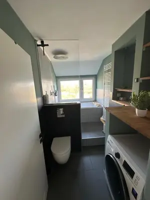 Küche/Küchenzeile in der Unterkunft Haus Königsee 