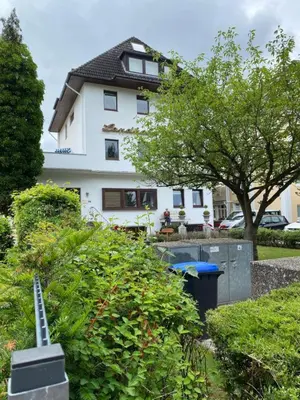 Ein Garten an der Unterkunft Appartement Strandallee Brise