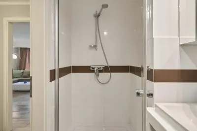 Ein Badezimmer in der Unterkunft Düne1717 Timmendorfer Strand