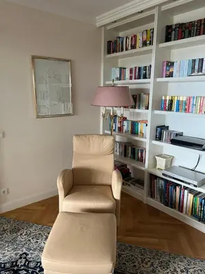 Die Bibliothek in der Ferienwohnung