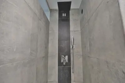 Ein Badezimmer in der Unterkunft Strandkoje 104