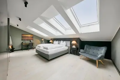Ein Bett oder Betten in einem Zimmer der Unterkunft My Baltic Sea - Ferienwohnung Sea Shell