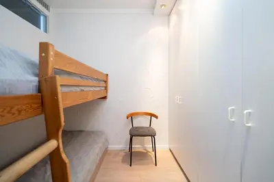 Ein Bett oder Betten in einem Zimmer der Unterkunft Panoramic Sierksdorf Ostsee Fernblick 12