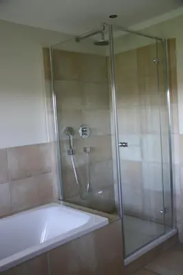 Ein Badezimmer in der Unterkunft Ferienhaus 