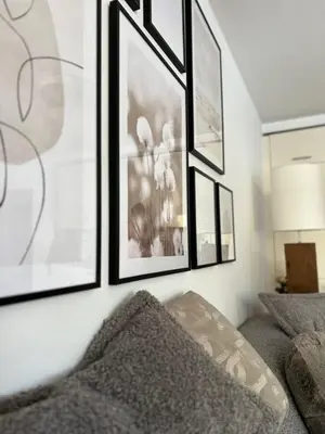 Ein Bett oder Betten in einem Zimmer der Unterkunft Cosy Dream Scharbeutz