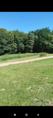 Naturlandschaft in der Nähe des Campingplatzes
