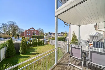 Das Gebäude in dem sich die Ferienwohnung befindet