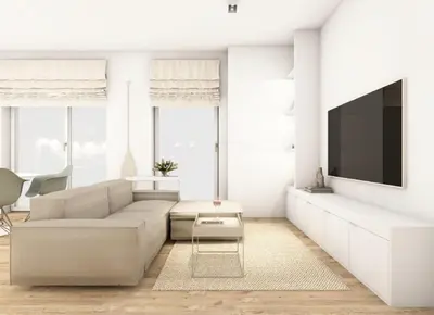 TV/Unterhaltungsangebot in der Unterkunft Ferienwohnung Pure Travemünde