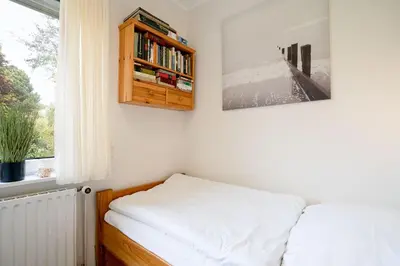 Ein Bett oder Betten in einem Zimmer der Unterkunft Ferienhaus Luis