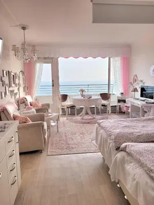 Ein Bett oder Betten in einem Zimmer der Unterkunft Seeseite - Romantik - Apartment