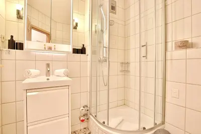 Ein Badezimmer in der Unterkunft Residenz Ostseestrand Appartement 31 