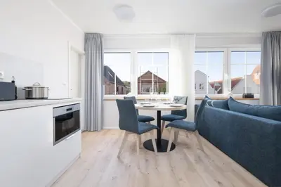 Küche/Küchenzeile in der Unterkunft Apartments an der Vorderreihe - Parkplätze nach Verfügbarkeit