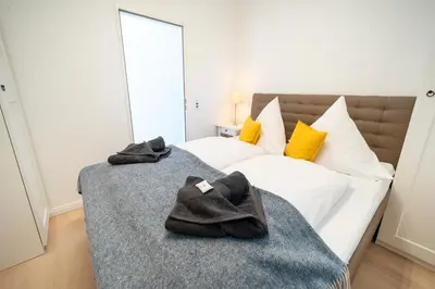 Ein Bett oder Betten in einem Zimmer der Unterkunft Sonnendeck