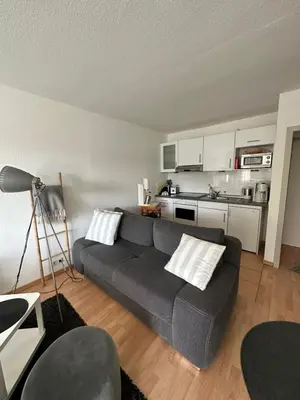 Küche/Küchenzeile in der Unterkunft Ferienwohnung Timmdema