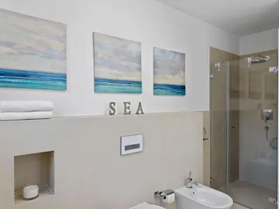 Ein Badezimmer in der Unterkunft Objekt-Nr 177 - Strand - Achterdeck
