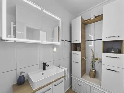 Küche/Küchenzeile in der Unterkunft Objekt-Nr 164 - Strand - Kaiserallee