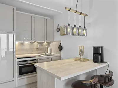 Küche/Küchenzeile in der Unterkunft Objekt-Nr 164 - Strand - Kaiserallee