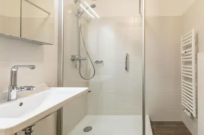 Ein Badezimmer in der Unterkunft Fallreep, Fewo 148