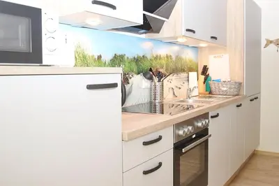 Küche/Küchenzeile in der Unterkunft Haus Aaron Fehlingstraße, Fewo 222