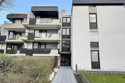 Das Gebäude in dem sich die Ferienwohnung befindet