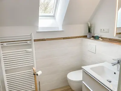 Ein Badezimmer in der Unterkunft Kaiserallee, Fewo 139