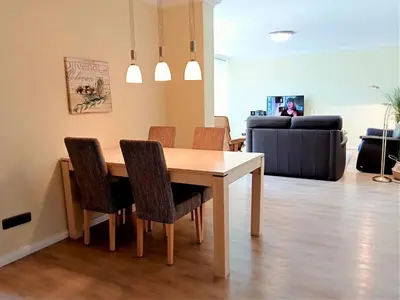 TV/Unterhaltungsangebot in der Unterkunft Strandredder, Fewo 163
