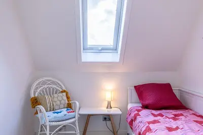Ein Bett oder Betten in einem Zimmer der Unterkunft Villa Miramare, Fewo 213