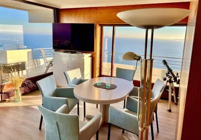 Ein allgemeiner Meerblick oder ein Meerblick von der Ferienwohnung aus