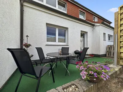 Das Gebäude in dem sich die Ferienwohnung befindet