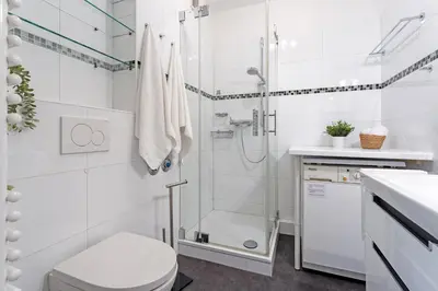 Ein Badezimmer in der Unterkunft Seemööv