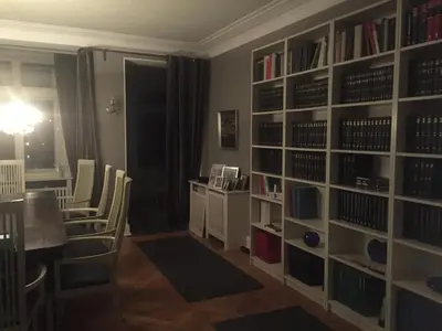 Die Bibliothek in der Ferienwohnung