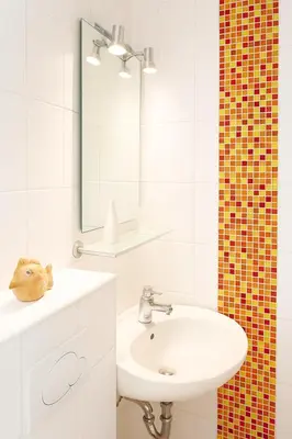 Ein Badezimmer in der Unterkunft Ferienhaus Priwall
