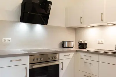 Küche/Küchenzeile in der Unterkunft Ferienwohnung Boje 1 - Timmendorfer Strand