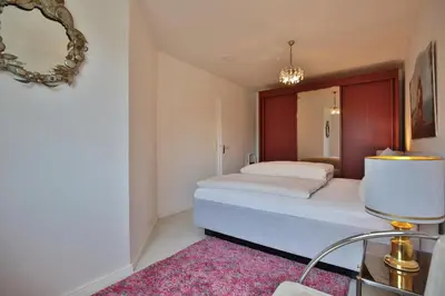 Ein Bett oder Betten in einem Zimmer der Unterkunft Residenz Weedkroog 13 Appartement 8