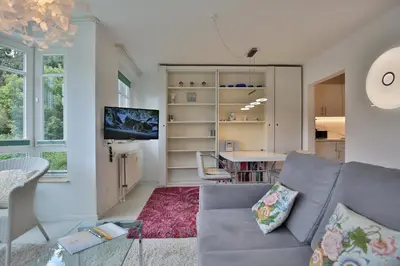 Ein Sitzbereich in der Unterkunft Residenz Weedkroog 13 Appartement 8