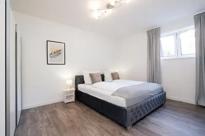 Ein Bett oder Betten in einem Zimmer der Unterkunft Haus Nele