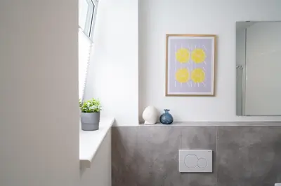 Ein Badezimmer in der Unterkunft Haus Nele