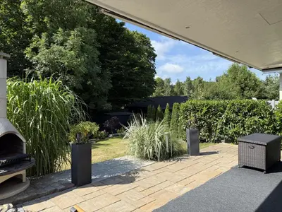 Ein Garten an der Unterkunft Objekt-Nr 236 - Priwall - Sanddornweg