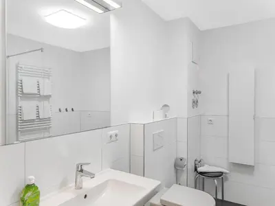 Ein Badezimmer in der Unterkunft Objekt-Nr 234 - Priwall - Mecklenburger Landstraße