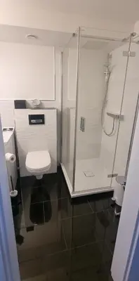 Ein Badezimmer in der Unterkunft Himmel & Meer Suite