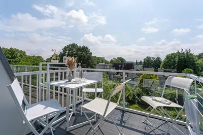 Ein Balkon oder eine Terrasse in der Unterkunft Sonnendeck